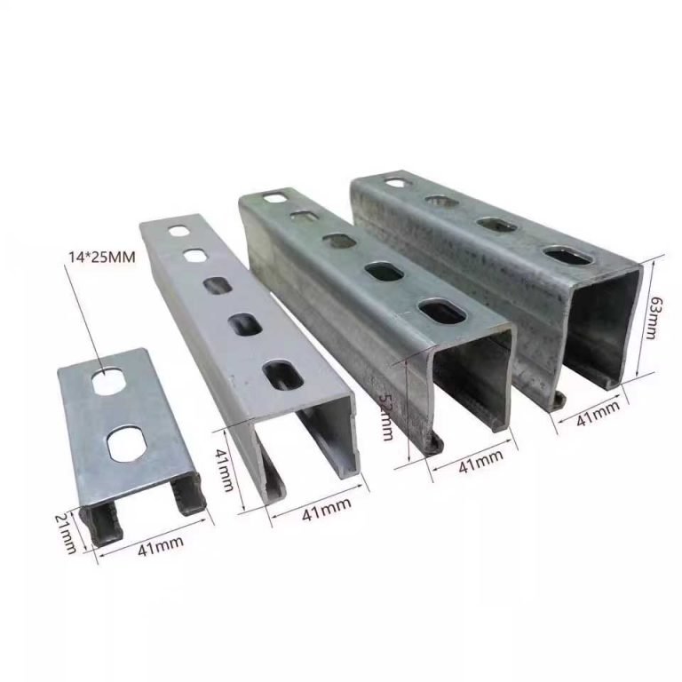 1-58″ Metal Framing Channel unistrut channel with Punched Holes